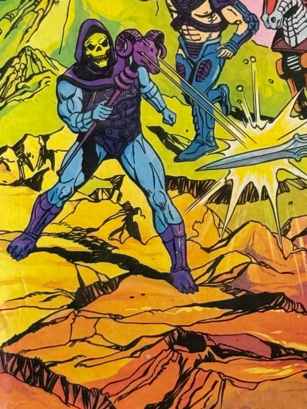 He-Man Masters of the Universe 100+ Piece Jigsaw Puzzle 1984 Fearless Foes MOTU